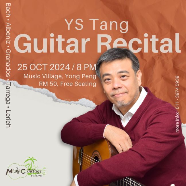 classical guitar concert in Yong Peng