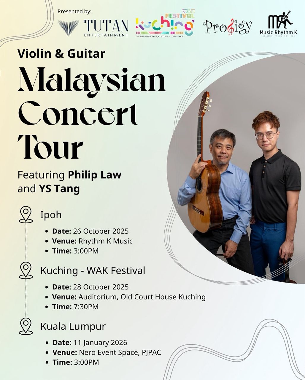 classical guitar and violin tour in Malaysia